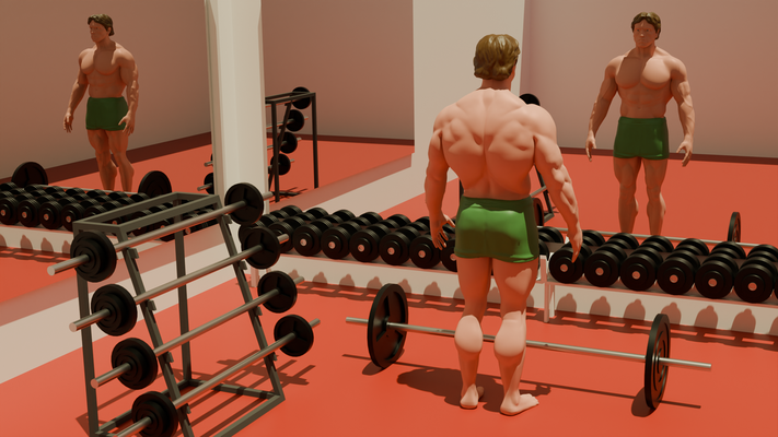 deportes gimnasio 3d print model - Mito3D