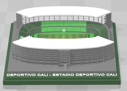 deportivo cali estadio fútbol futebol arena parque Colombia 3d print model - Mito3D