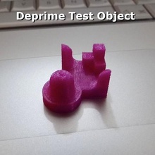 deprime test object tool calibration pla replicator 2 stringing surface 3d printing tests 3d print model - Mito3D