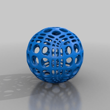 der ball ist etrafında sanat matematik sanatı 3d print model - Mito3D