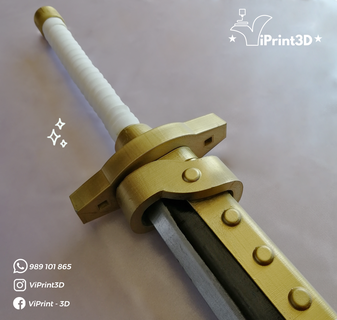 derflinger sword zero tsukaima familiar anime sleeve louise hiraga saito 3d print model - Mito3D