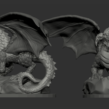 discesa luogotenenti valyndra gioco in miniatura dnd d&d dungeon monster drago 3d print model - Mito3D