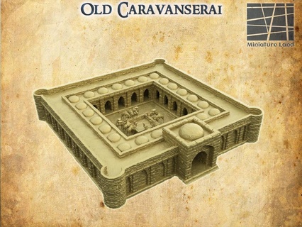 deserto caravanserraglio 28 mm tavolo terreno rpg dnd Casa medievale supportoFree vecchio calcolo arabo giocabile interni modulare 28mm 25mm 15mm gioco guerra 3d print model - Mito3D