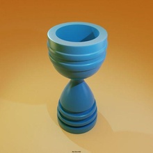 Wüste Kerze Halter Unterstützung Kunst dexor Skulpturen 3d print model - Mito3D