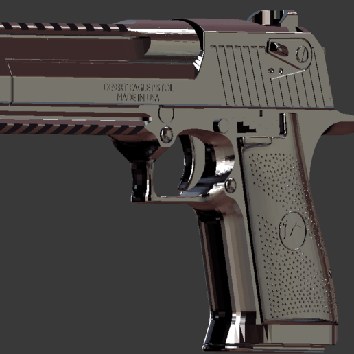 desert eagle 50 verschiedene Wüste deadpool nennen Pflicht Pistole Retorte frei Feuer 3D print model - Mito3D