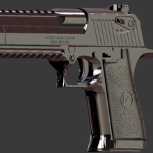 desert eagle 50 various deadpool call duty pistol retort free fire 3d print model - Mito3D