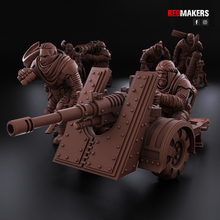 desert raiders - heavy support squad imperial force 3d print model - Mito3D