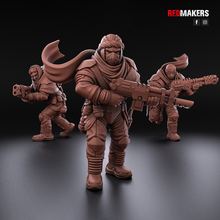 desert raiders - squad imperial force 3d print model - Mito3D
