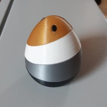 design uovo art il uova multi-colore multicolor multimateriale giocatore sculture 3d print model - Mito3D