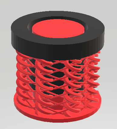 design compagno polimero zucche 3D print model - Mito3D