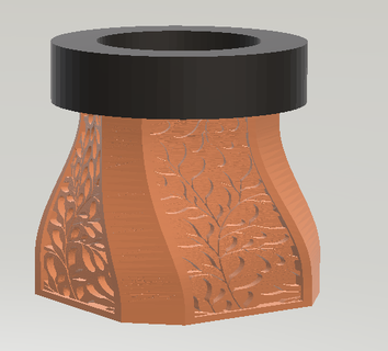 design compagno polimero zucche 3d print model - Mito3D