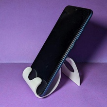 conception téléphone titulaire soutien porte intelligent courbe courbes 3d print model - Mito3D