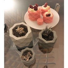 design pot ice cream mold home potty flower pencil creams summertime gardening decoration flowers 3d print model - Mito3D