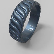 diseño anillo joyería joya Arte 3d print model - Mito3D