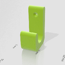 sağlam portmanto tasarım ev askılık katı seb0031 destek hediye dekorasyon dekor 3d print model - Mito3D