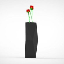 conception vase pot domicile déco Rose 3d print model - Mito3D