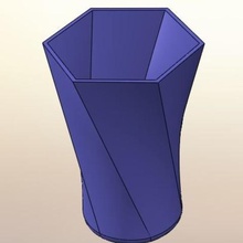 tasarım vazo ev çiçek pot dekorasyon 3d print model - Mito3D