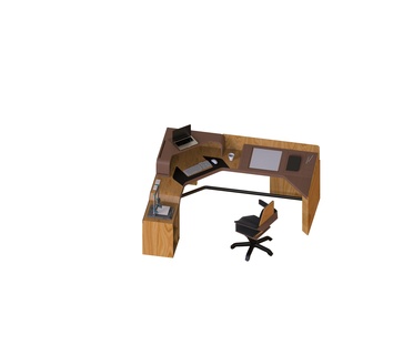 designer desk furniture Tools furniture desk desk design designer industrial designer 3d printer 3d printer pc notebook cpu wood drawing 2d 3d  3d print model - Mito3D