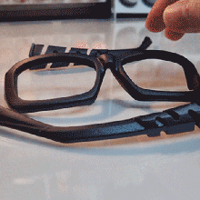 Designer spec eyewears design 06 detachable Austausch Rahmen Flügel interchangeable 3d drucken Mode Brille Brillen cool abnehmbar austauschbar flexibel stilvoll Laufen Sport 3d print model - Mito3D
