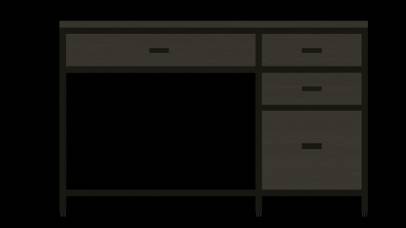 desk9 ferris 48 low poly meubles bureau Bureau faible modèles l'écriture salle bains 3d print model - Mito3D