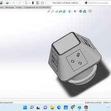 escrivaninha 2 uk 2usb 3d print model - Mito3D