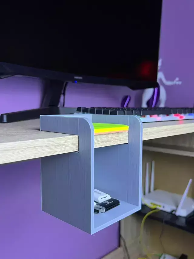 escrivaninha acessório armazenamento 3D print model - Mito3D