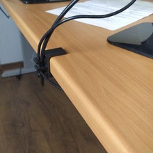 scrivania cavo titolare supporto 40mm gadget 3d print model - Mito3D