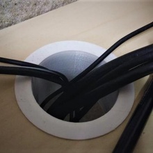 escritorio orificio del cable - de gestión casa holde la oficina el agujero 3d print model - Mito3D