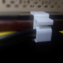 Schreibtisch Kabel-organizer gadget Veranstalter Kabel 3d print model - Mito3D
