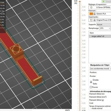desk cable tray office 3d print model - Mito3D