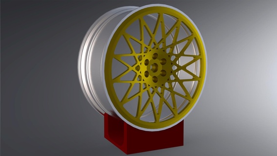desk decoration rims rims hot wheels petrolhead 2pieces  3d print model - Mito3D