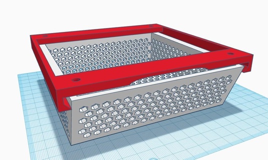 bureau tiroir glissement espace rangement 3d print model - Mito3D