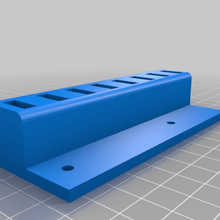 desk edge mount usb holder tool 3d printing 3d print model - Mito3D