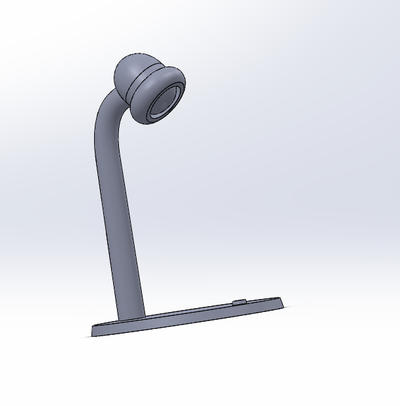 desk lamp art 3d print model - Mito3D