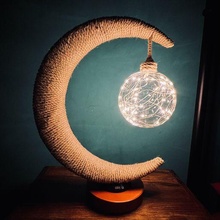 desk moon lamp 3d print model - Mito3D