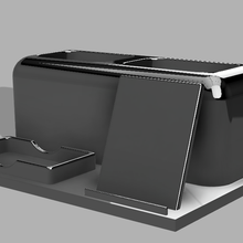 desk organiser 3d print model - Mito3D