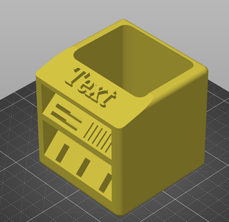 escrivaninha organizador USB suporte sd cartão comercial 3d print model - Mito3D