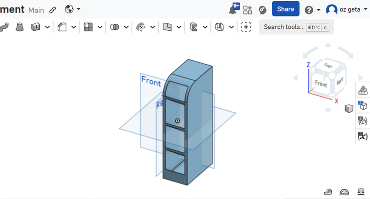 desk organizer tools 3d print model - Mito3D