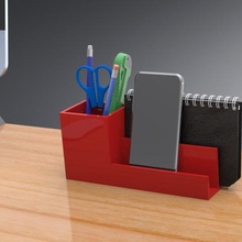 desk organizer divider gadget station dock prusa cr-10 cr10 cell phone apple iphone ipad tablet stand 3d print model - Mito3D