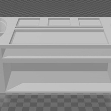 scrivania organizzatore cassetti 3d print model - Mito3D
