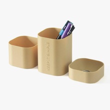 desk organizer keep simple home office pen pencil holder box container bq witbox go colorfabb woodfill 3d print model - Mito3D