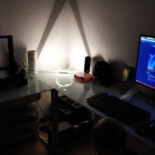 desk ring lamp - home led light 3d print model - Mito3D