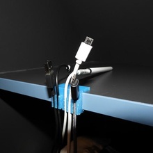 Schreibtisch Regal Kabel Halter Unterstützung Büro Draht aufgeräumt 3d print model - Mito3D