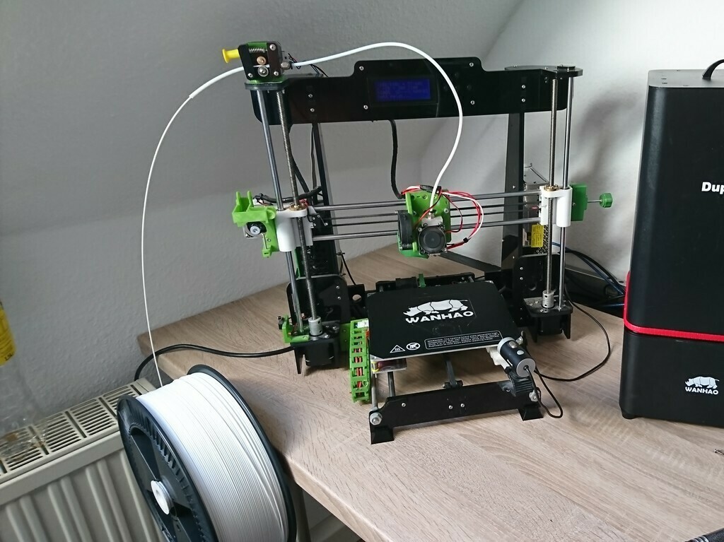 desk spool holder filament mount part printer roller spindle 3d accessories 3D print model - Mito3D