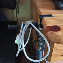 escritorio estante soporte cables artilugio FlashForGecults apoyo cajón habitación oficina 3d print model - Mito3D