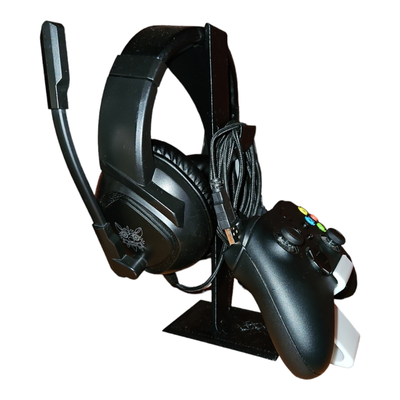 desk stand headphones remote controls control base headphone xbox controller 3d print model - Mito3D