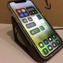 desk stand wireless charger iphone 12 case iphone12 station 3d print model - Mito3D