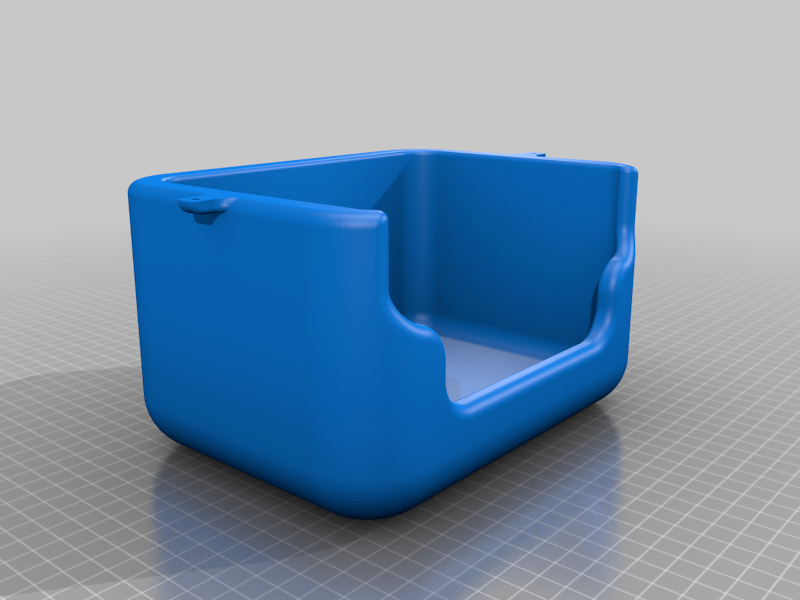 sıra depolama çöp Kutusu Kutu masanın altında ofis ev iş 3D print model - Mito3D