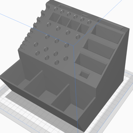 escursioni strumento di organizzatore pinza allen cacciavite tabella titolare scrivania 3D print model - Mito3D