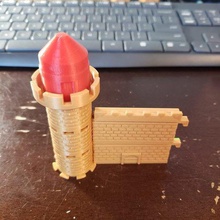 deskcastles hickey gesetzt Spiel modular Burgen bauen skalieren 3d print model - Mito3D